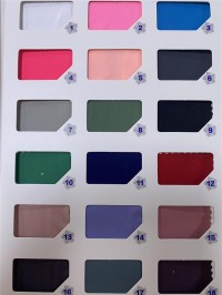 GZ-YXYF 1291# Cool Cloud Silk (matte) Width: 160CM Weight: 185GSM Composition: 84% polyester 16% spandex Moisture wicking 45 degree